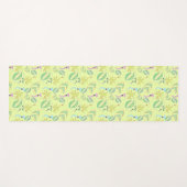 Floral patroon yogamat (Voorkant (horizontaal))