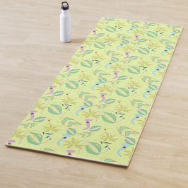 Floral patroon yogamat