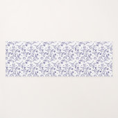 Floral patroon yogamat (Voorkant (horizontaal))