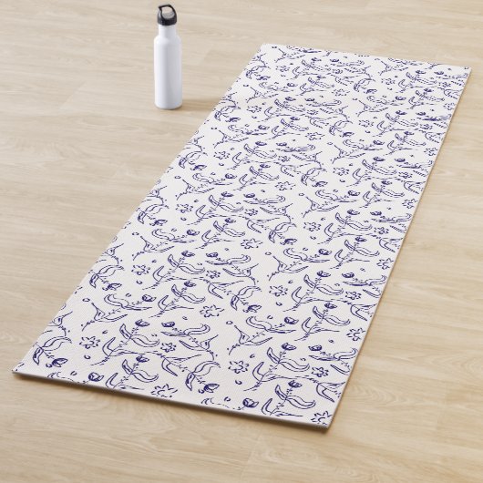 Floral patroon yogamat (In situ)