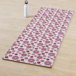 Floral patroon yogamat