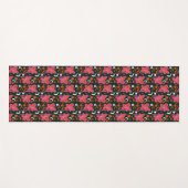 Floral patroon yogamat (Voorkant (horizontaal))