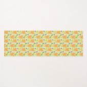 Floral patroon yogamat (Voorkant (horizontaal))