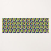 Floral patroon yogamat (Voorkant (horizontaal))