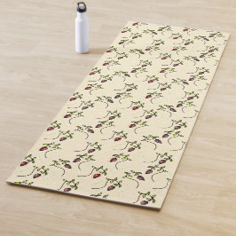 Floral patroon yogamat
