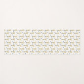 Floral patroon yogamat (Voorkant (horizontaal))