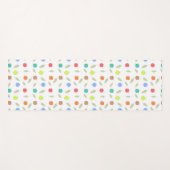 Floral patroon yogamat (Voorkant (horizontaal))