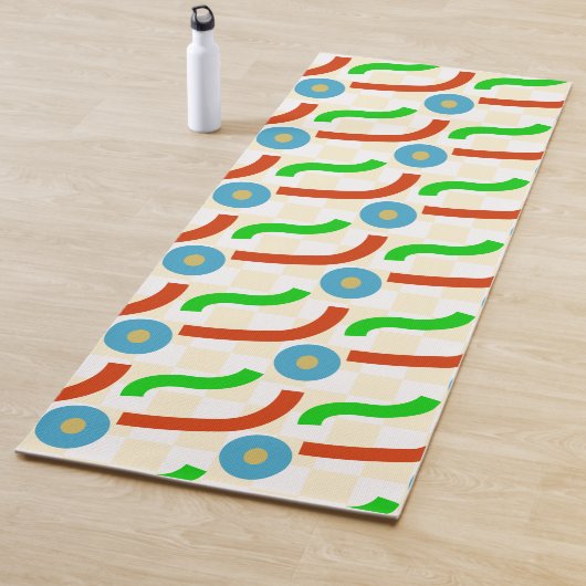 Floral patroon yogamat (In situ)