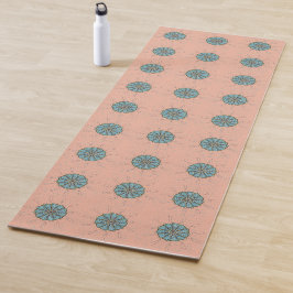Floral patroon yogamat