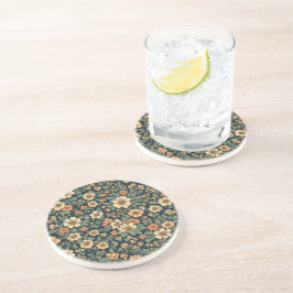 Floral patroon zandsteen onderzetter