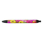 Floral patroon zwarte inkt pen (Voorkant)