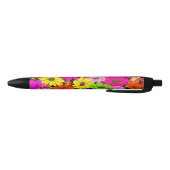 Floral patroon zwarte inkt pen (Bodem)