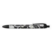 Floral patroon zwarte inkt pen (Bovenkant)