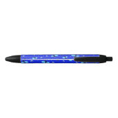 Floral patroon zwarte inkt pen (Achterkant)