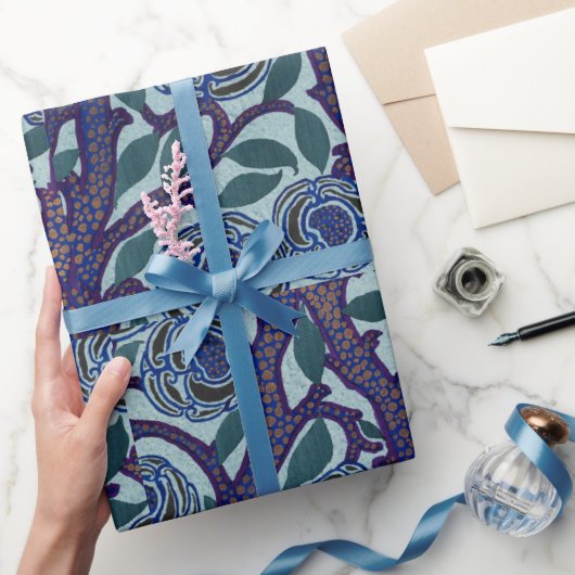Floral patroonpapier, oostelijk Samarkande Cadeaupapier (Geschenken)
