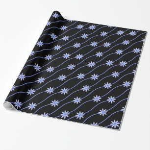 Floral Patroonvervulpapier voor de blauw-Daisy-ket Cadeaupapier