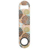Floral Pattern 10 Speed Flessenopener (Voorkant)