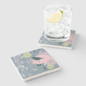 Floral Pattern 10 Stenen Onderzetter (Zijkant)