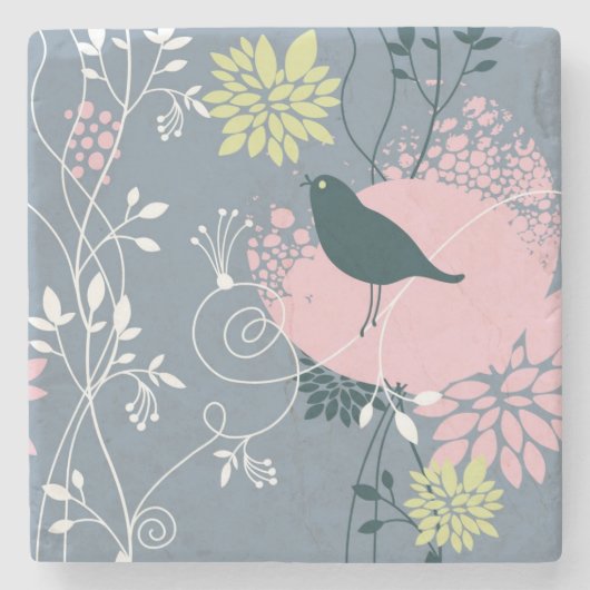 Floral Pattern 10 Stenen Onderzetter (Voorkant)