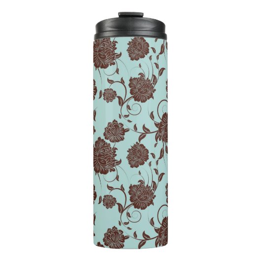 Floral Pattern 10 Thermosbeker (Voorkant)