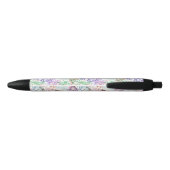 Floral Pattern 10 Zwarte Inkt Pen (Achterkant)