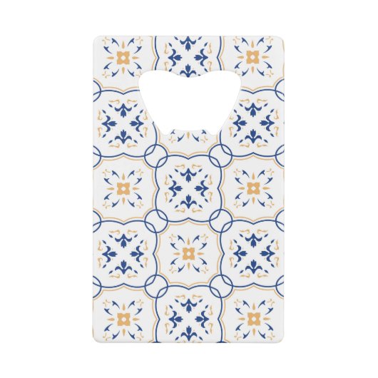 Floral Pattern 11 Creditkaart Flessenopener (Voorkant)