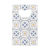 Floral Pattern 11 Creditkaart Flessenopener (Achterkant)