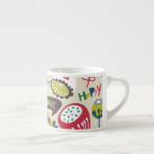 Floral Pattern 11 Espresso Kop (Rechts)