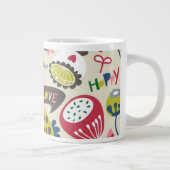 Floral Pattern 11 Grote Koffiekop (Rechts)