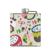 Floral Pattern 11 Heupfles (Achterkant)