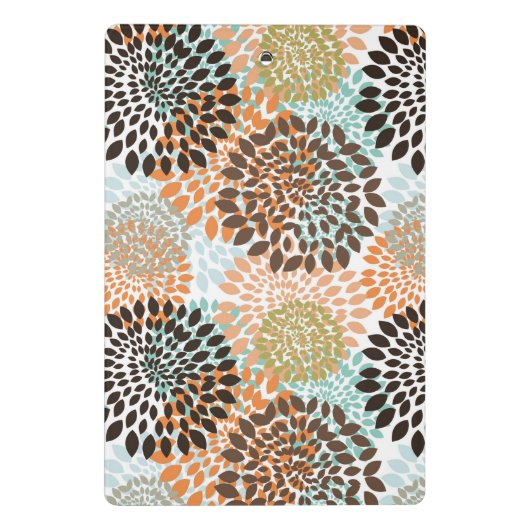 Floral Pattern 11 Mini Klembord (Achterkant)