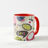 Floral Pattern 11 Mok (Voorkant rechts)