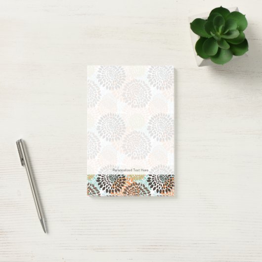 Floral Pattern 11 Post-it® Notes (Kantoor)