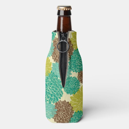 Floral Pattern 12 Flesjeskoeler (Fles Achterkant)