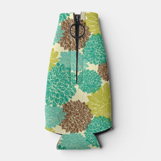 Floral Pattern 12 Flesjeskoeler (Achterkant)