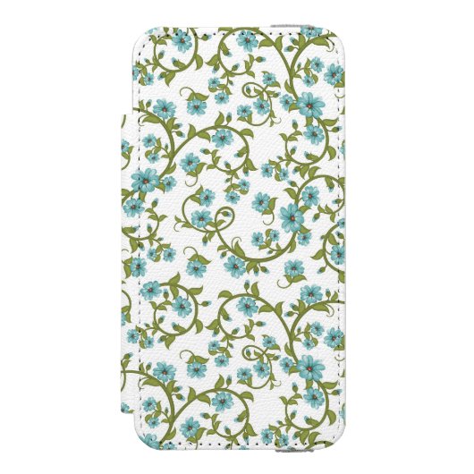 Floral Pattern 12 Incipio iPhone Portemonnee Hoesje (Voorkant Agenda)