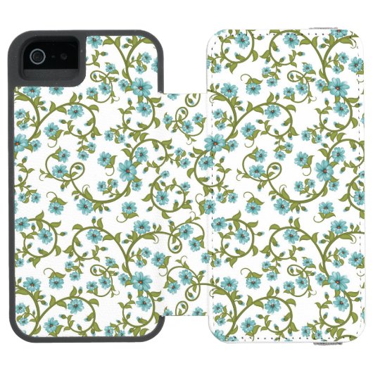 Floral Pattern 12 Incipio iPhone Portemonnee Hoesje (Agenda Open)