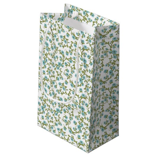 Floral Pattern 12 Klein Cadeauzakje (Achterkant Gekanteld)