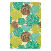 Floral Pattern 12 Mini Klembord (Achterkant)