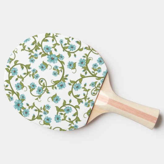Floral Pattern 12 Tafeltennisbatje (Zijkant)