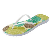 Floral Pattern 12 Teenslippers (Schuin)