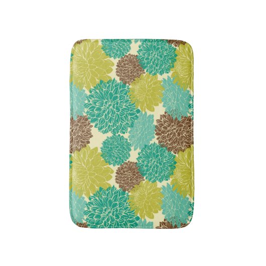 Floral Pattern 13 Badmat (Voorkant Verticaal)