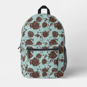 Floral Pattern 13 Bedrukte Rugzak (Voorkant)