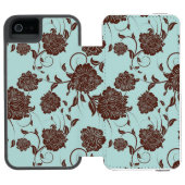 Floral Pattern 13 Incipio iPhone Portemonnee Hoesje (Agenda Open)