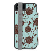 Floral Pattern 13 Incipio iPhone Portemonnee Hoesje (Agenda Achterkant)