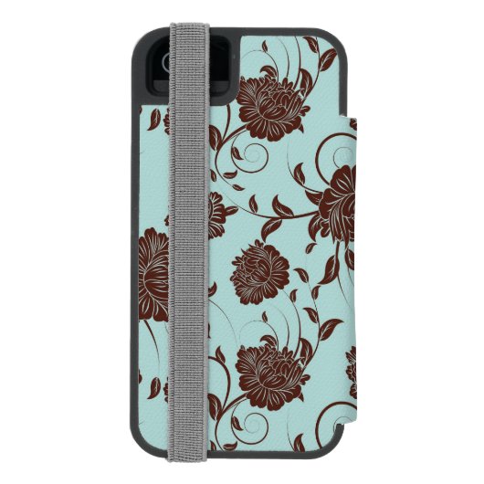 Floral Pattern 13 Incipio iPhone Portemonnee Hoesje (Agenda Achterkant)