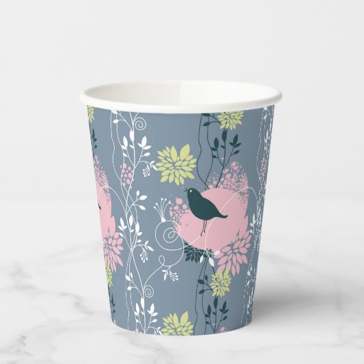 Floral Pattern 13 Papieren Bekers (Links)