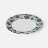 Floral Pattern 13 Papieren Bordje (Gekanteld)