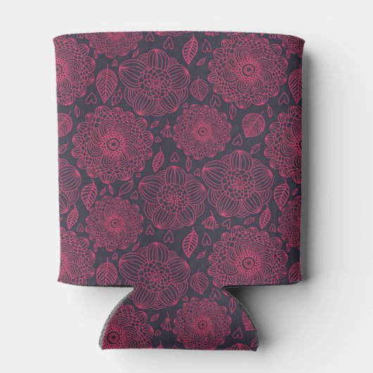 Floral Pattern 14 Blikjeskoeler (Achterkant)