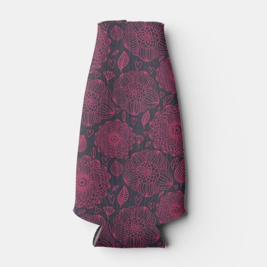 Floral Pattern 14 Flesjeskoeler (Voorkant)